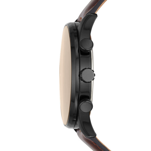 Fossil BQ2457 Sullivan Multifunction Brown Leather Watch Jewelry