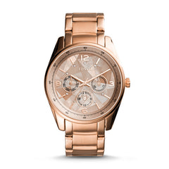 Fossil BQ3100 Justine Multifunction Stainless Steel Rose Gold