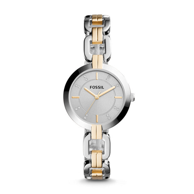 Fossil BQ3207 Kerrigan Three Hand Two Tone Watch