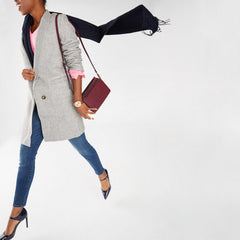 Fossil Zb7401607 Campbell Crossbody Cabernet