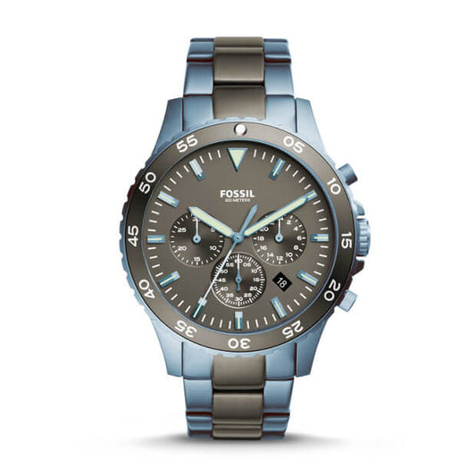 Fossil Ch3097 Crewmaster Sport Chronograph Grey Dial Watch