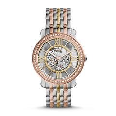 Fossil ME3087 Curiosity Automatic Tri-Tone Stainless Steel