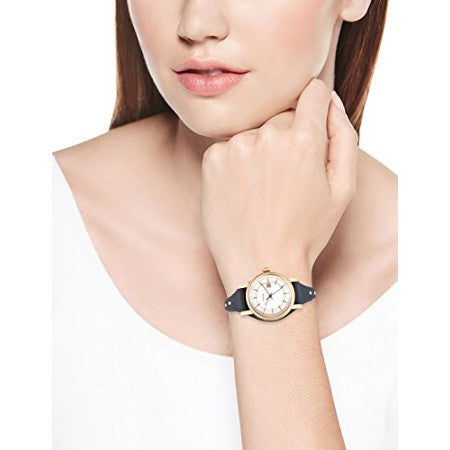 Fossil ES3909 Original Small Boyfriend Navy Leather Watch
