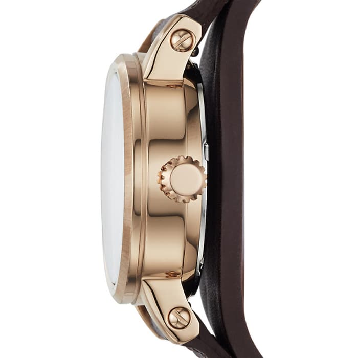 Fossil ES3910 Original Small Boyfriend Espresso Leather Watch