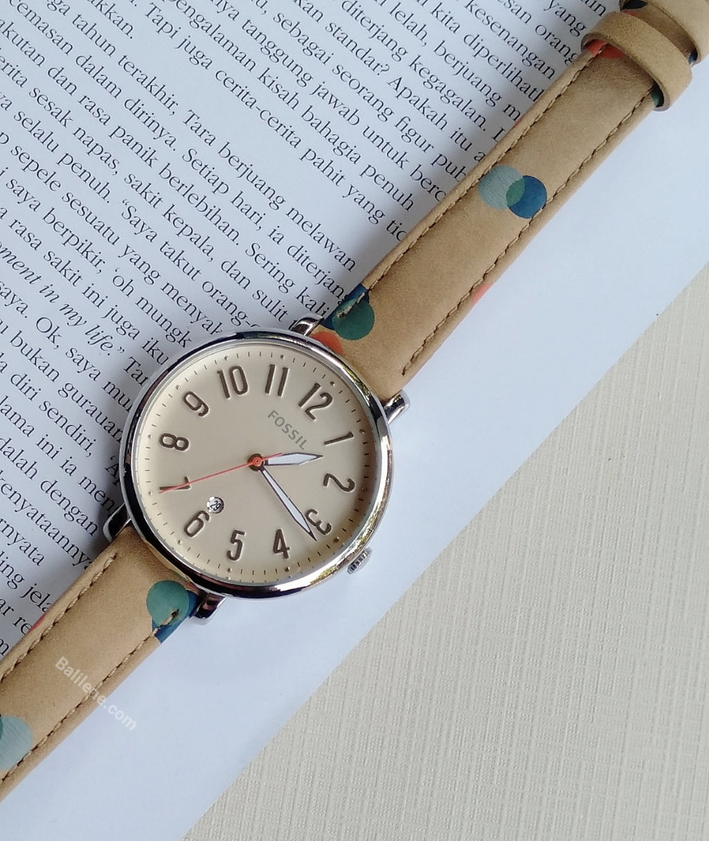 Fossil ES4133 Jacqueline Tan Multi Leather Watch