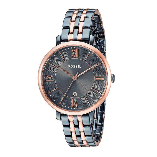 Fossil ES4321 Jacqueline Three Hand Date Two Tone Watch