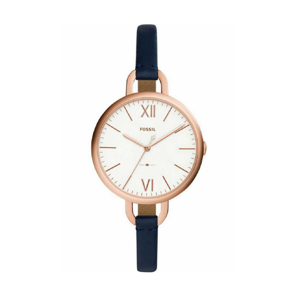 Fossil ES4355 Annette Three Hand Navy Leather Watch