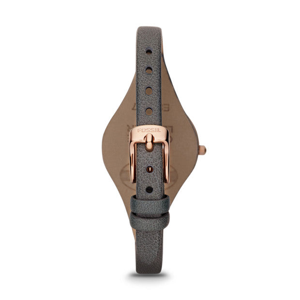 Fossil Es3077 Georgia Smoke Leather Watch