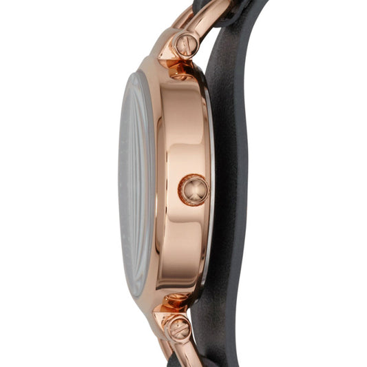 Fossil Es3077 Georgia Smoke Leather Watch