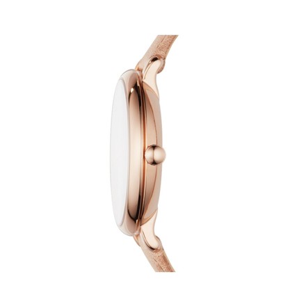 Fossil Es4376 Jacqueline Pastel Pink Rose Gold Leather