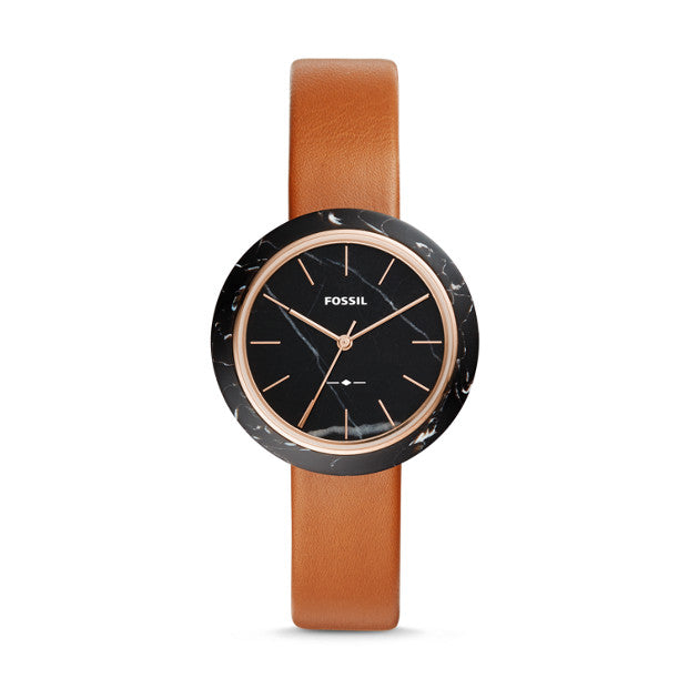 Fossil Es4382 Camille Three-hand Luggage Leather Watch