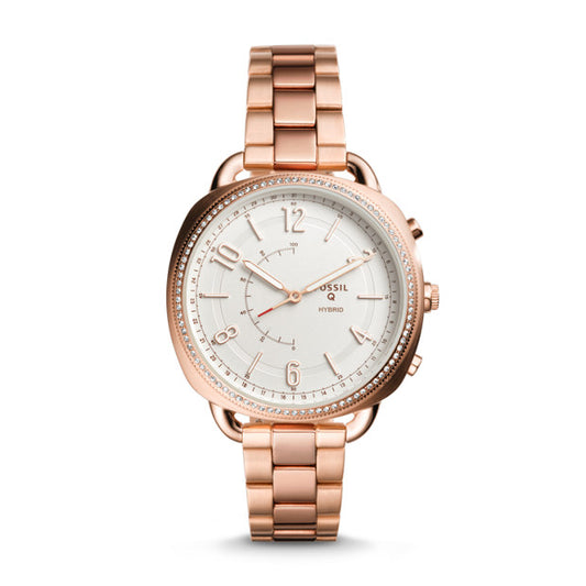 Fossil FTW1208 Hybrid Q Accomplice Rosegold Tone Stainless Steel Smartwatch