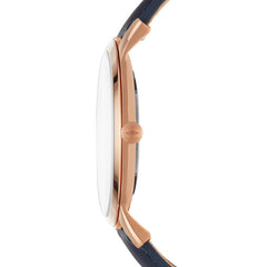 Fossil Fs5371 The Minimalist Slim Three Hand Navy Watch