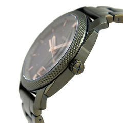 Fossil Fs5389 Machine Three-hand Date Olive Green Stainless Steel
