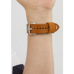 Fossil Fs5395 Commuter Brown Leather Band White Watch