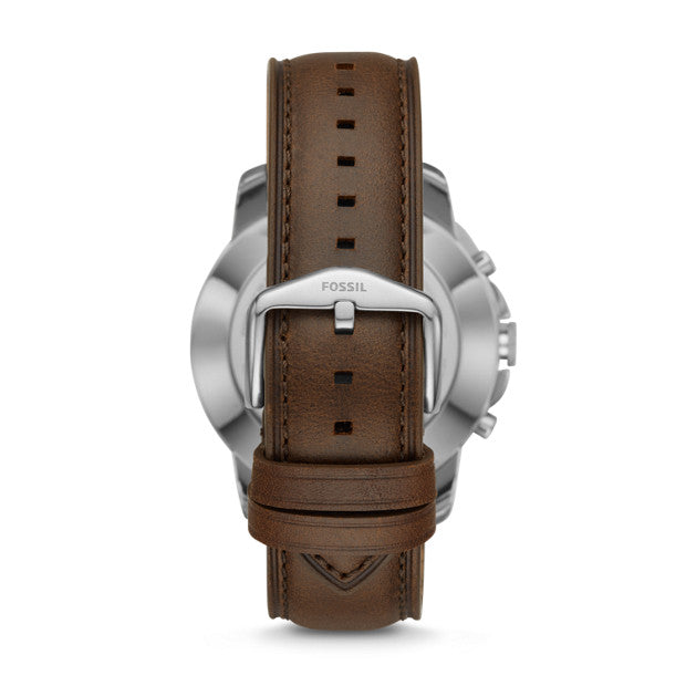 Fossil Ftw1156 Q Grant Hybrid Smartwatch Leather Strap Brown