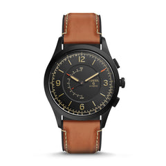 Fossil Ftw1206 Q Activist Brown Black Hybrid Smart Watch