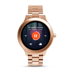 Fossil Ftw6000 Q Venture Bracelet Smartwatch In Rose Gold