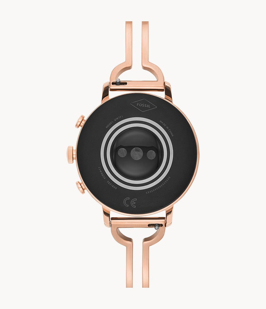 Fossil Ftw6030set Gen 4 Smartwatch Venture Rose Gold-tone Stainless Steel Interchangeable Set