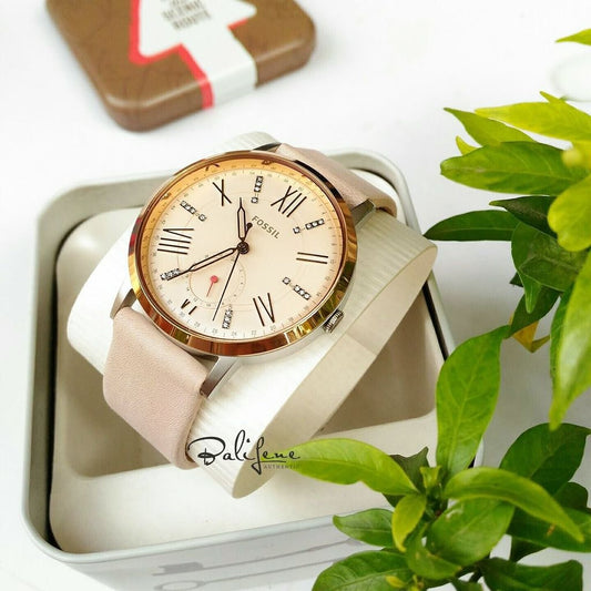 Fossil ES4163 Gazer Pink Dial Ladies Multifuncion Watch