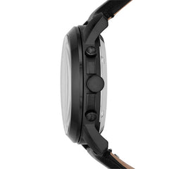 Fossil Me3028 Grant Automatic Black Leather Watch