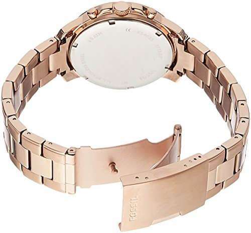 Jam Fossil ES4035 Gwynn Chronograph Rose Gold belakang