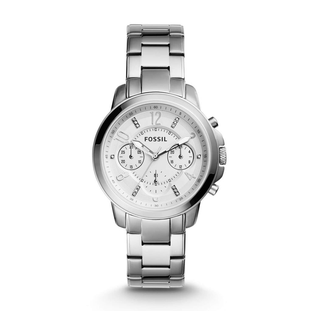 Fossil ES4036 Gwynn Chronograph Silver Tone Watch