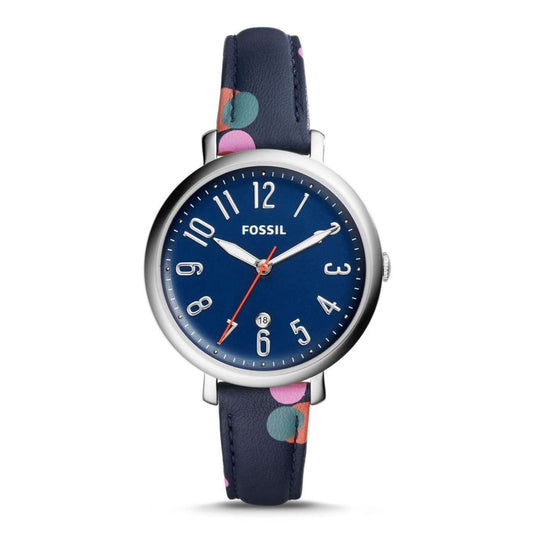 Jam Tangan Fossil ES4132 Jacqueline Navy Multicolor Watch