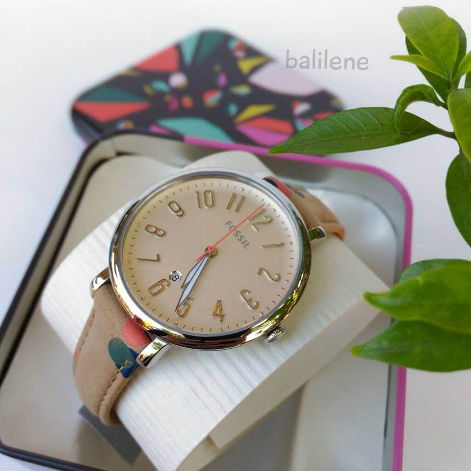 Fossil ES4133 Jacqueline Tan Multi Leather Watch