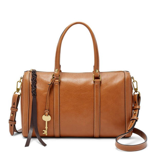 Fossil ZB7105216 Kendall Satchel Saddle Balilene