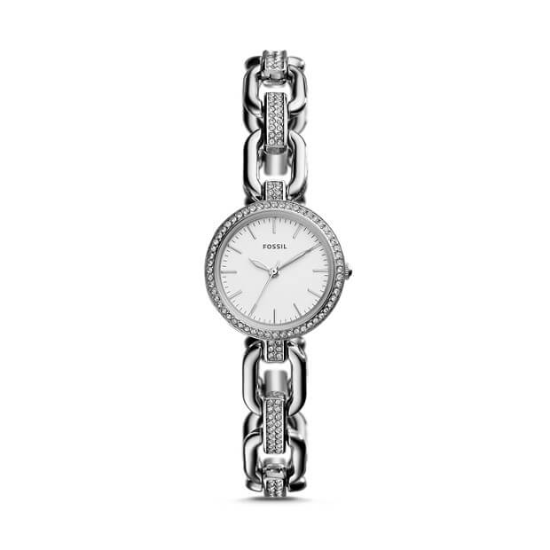 Fossil ES4124 Kerstyn Crystal Stainless Steel Women Watch