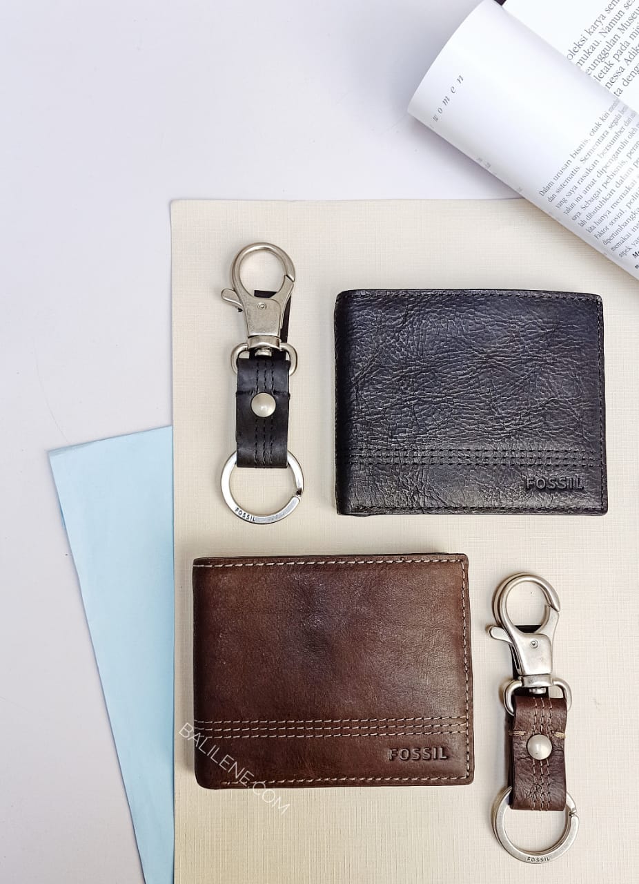 Fossil Kyle Rfid Gift Set Brown Sml1566208