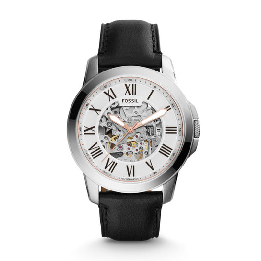Fossil ME3101 Grant Automatic Black Leather Watch