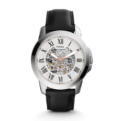 Fossil ME3101 Grant Automatic Black Leather Watch