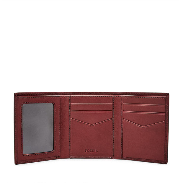 Fossil ML3892603 Paul RFID Trifold Cordovan