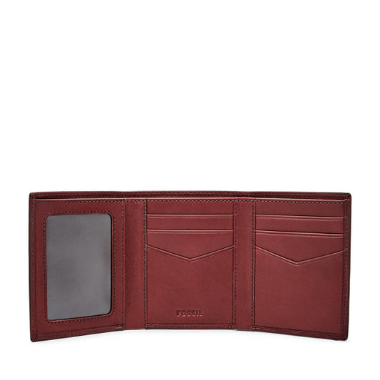 Fossil ML3892603 Paul RFID Trifold Cordovan