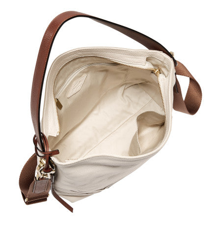 Fossil Zb7399120 Maya Hobo Small Vanilla