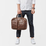 Fossil Mbg9048200 Defender Double Zip Workbag Brown