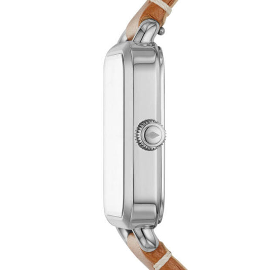 Fossil Es4253 Micah Three Hand Sage Tan Leather Watch