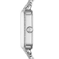 Fossil Es4268 Micah Three Hand Silver Watch
