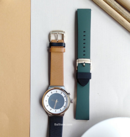 Fossil Ocf3001set Opening Ceremony Big Tic Analog Digital Brown