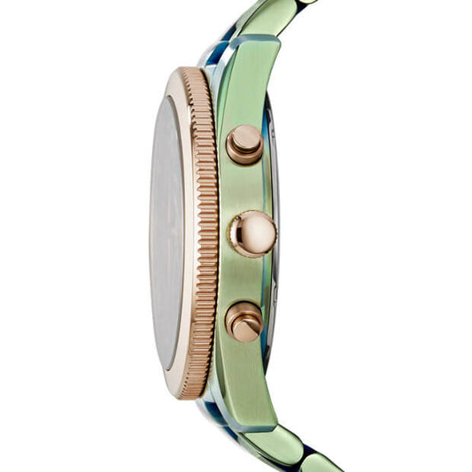 Fossil Es4328 Perfect Boyfriend Multifunction Alpine Green Watch