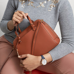 Fossil Zb7258200 Rachel Handbag Smooth Leather Brown