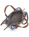 Fossil Zb7314979 Rachel Satchel Black Floral Bag