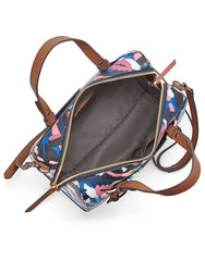 Fossil Zb7314979 Rachel Satchel Black Floral Bag