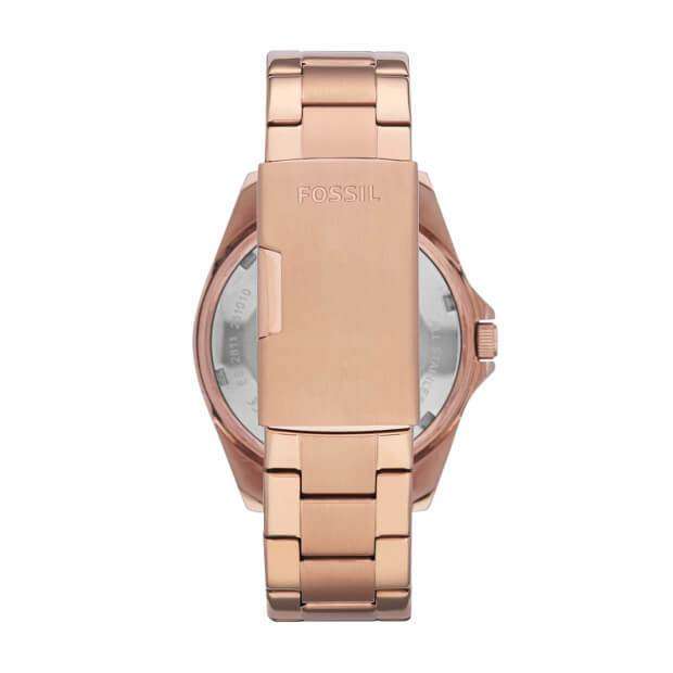 Fossil Es2811 Riley Multifunction Rose-Tone Stainless Steel Watch