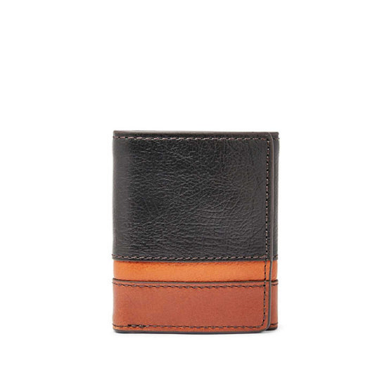 Fossil SML1436016 Easton RFID Trifold Black Multi