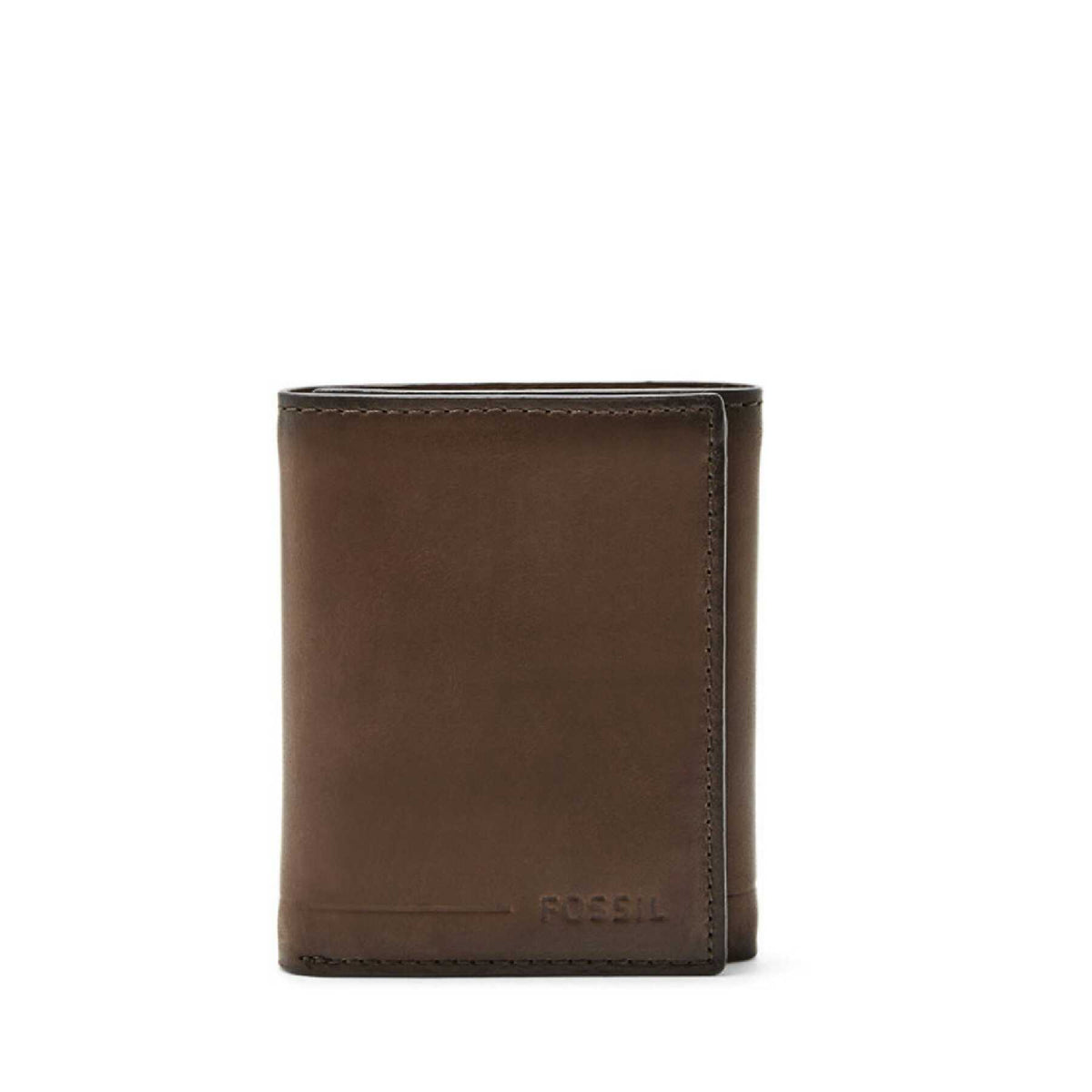 Fossil SML1550201 Allen Trifold Dark Brown
