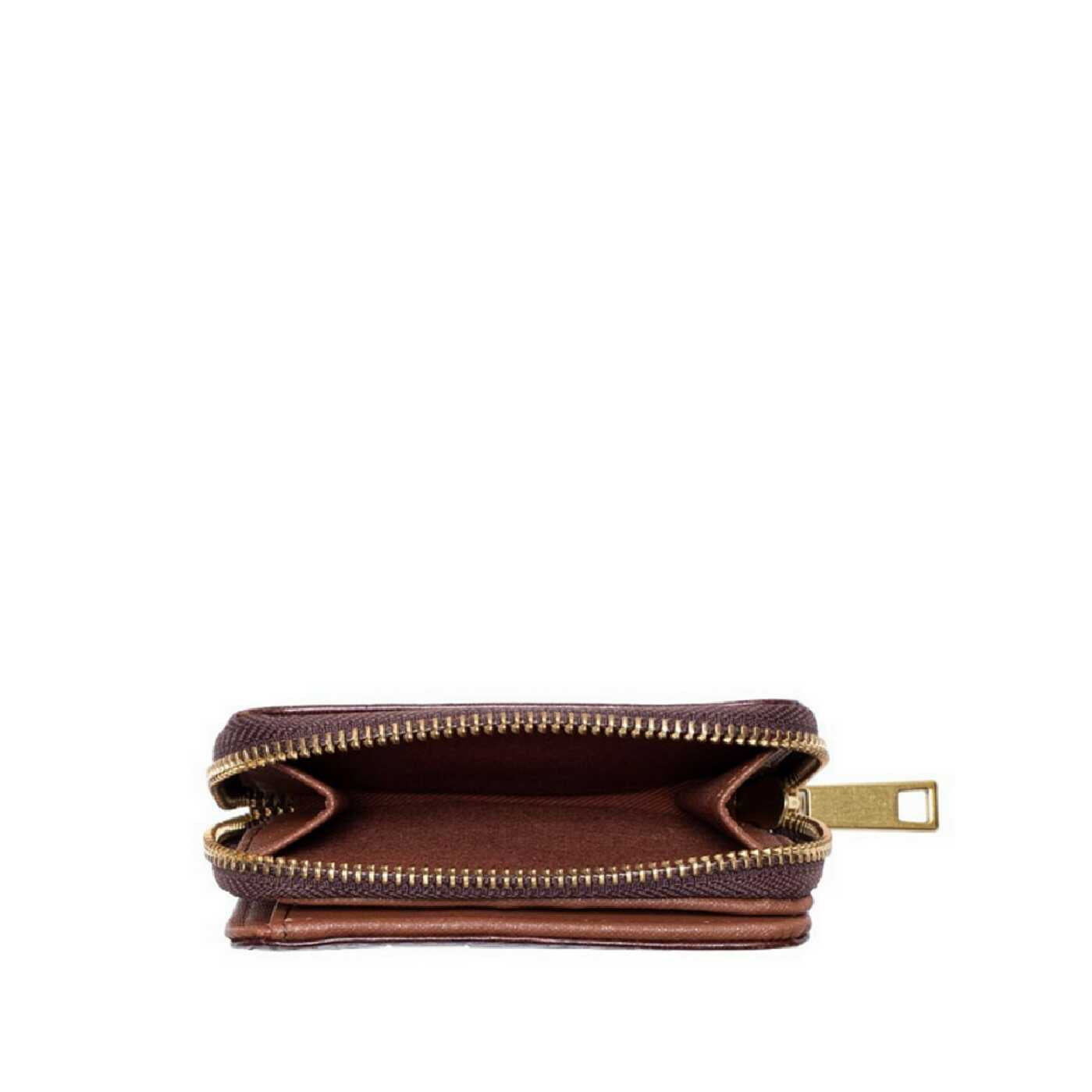 Fossil SWL1826204 Jori Bifold Zip Wallet Brown Croco