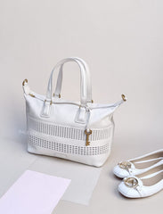 Fossil Shb1615146 Julia White Coconut Leather